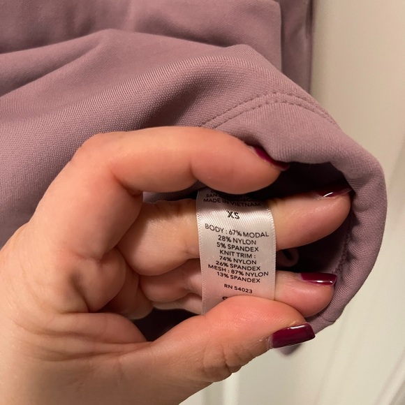 Athleta Hermosa Two-Tone Mock Neck Pullover - Picture 6 of 7